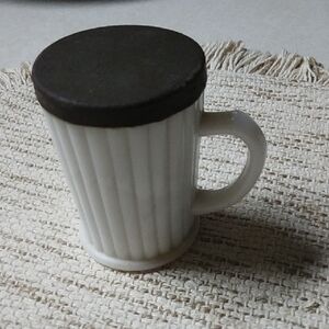 Elegant Milk Glass Shaving Mug